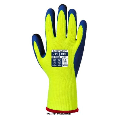 Portwest Duo-Therm Builders Grip Glove Thermal Glove -A185 Workwear ...