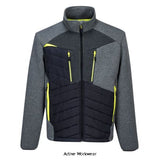 Portwest dx4 ergonomic insulated work jacket with body mapping - dx471 workwear jackets & fleeces portwest
