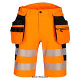 Portwest dx4 high-visibility holster pocket shorts-dx446 workwear shorts & pirate trousers portwest active-workwear