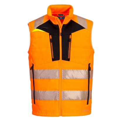 Portwest dx4 high visibility softshell bodywarmer gilet -dx479