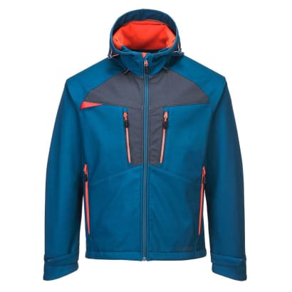 Portwest dx4 stretch waterproof windproof ripstop softshell work jacket with enhanced design - dx474