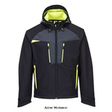 Portwest dx4 stretch waterproof windproof ripstop softshell work jacket with enhanced design - dx474