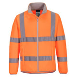 Portwest eco hi vis class 3 fleece jacket rail ris3279-ec70