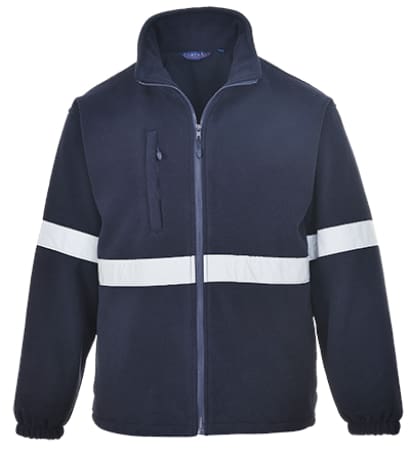 Portwest enhanced visibility iona lined fleece jacket - f433