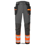 Portwest ev4 hi-vis stretch detachable holster trousers-ev442