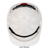 Portwest expertline basic cheap safety helmet (wheel ratchet)-ps62