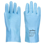 Chemical b latex gauntlet for food processing workwear