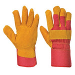 Portwest fleece lined leather rigger glove (pack of 12) - a225