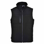 Portwest fleece lined softshell waterproof bodywarmer/gilet - tk51