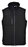 Portwest Fleece lined Softshell Bodywarmer/gilet - TK51 Apparel Active-Workwear lightweight softshell alternative to a jacket this softshell bodywarmer is ideal for a more active working environment. Micro polar fleece lined and bonded with shell Made of dura