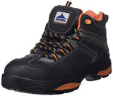 Portwest Fully Composite Operis Safety Boot S3 sizes 37-48 - FC60 Boots Active-Workwear  Stylish design combined with total S3 safety in a 100% non metallic boot. Lightweight construction with a durable PU/Rubber outsole for slip resistance and shock absorption. CE certified Composite toecap for added protection Pierce resistant  composite midsole Anti-static footwear Energy Absorbing Seat Region Water resistant upper to prevent water penetration SRC - Slip resistant outsole to prevent slips 