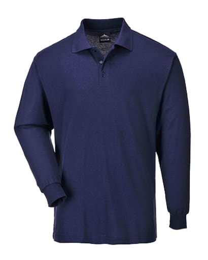 Portwest genoa long sleeved polo shirt - b212