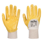 Portwest grip 12 nitrile light knitwrist glove - a330