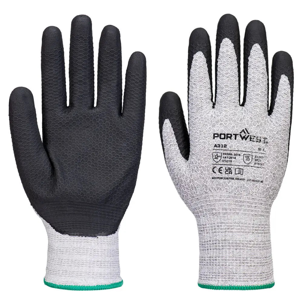 Portwest grip 13 nitrile diamond knit glove (pk12) - a312