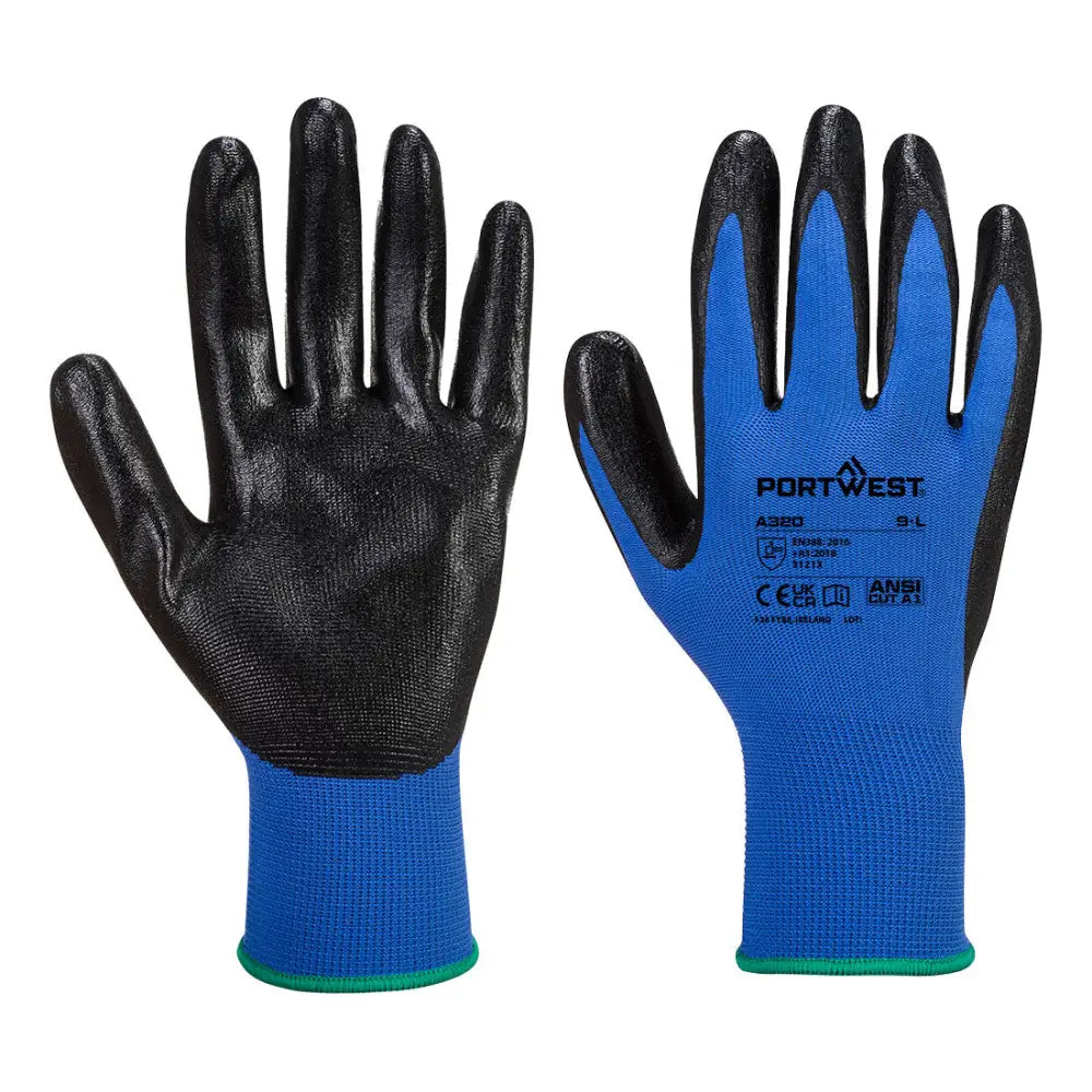 Portwest grip 13 nitrile foam glove - a320