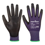 Portwest grip 13 pu touchscreen glove assembly precision work glove -a195 (12prs)