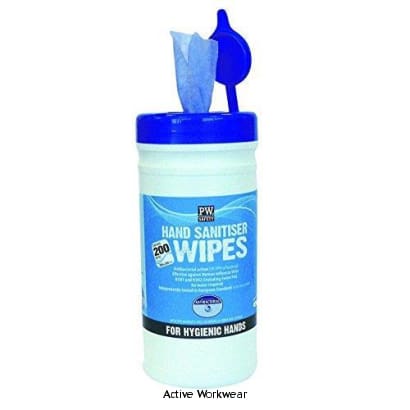 Portwest hand sanitizer wipes 200 - iw40 (pack of 6 tubs) miscellaneous active-workwear