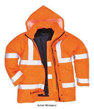 Portwest hi-vis 4-in-1 interactive jacket with bodywarmer - s468