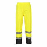 Portwest hi-vis waterproof contrast trouser - h444