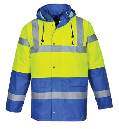 Portwest hi vis contrast two tone traffic jacket - s466