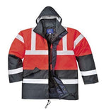 Portwest hi vis contrast two tone traffic jacket - s466