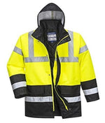 Portwest hi vis contrast two tone traffic jacket - s466