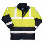 Portwest hi vis contrast two tone traffic jacket - s466