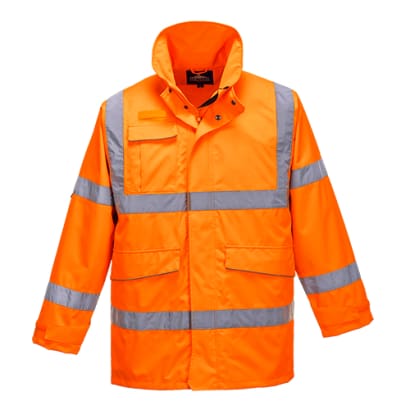 Portwest hi-vis extreme waterproof parka jacket - s590