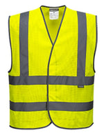 Portwest hi vis full mesh safety vest gort vizzy vest- c370