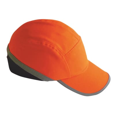 Portwest hi vis long peak bump cap safety baseball cap-pw79