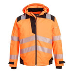 Portwest hi vis pw3 extreme breathable stretch rain jacket ris 3279 -pw360