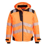 Portwest hi vis pw3 extreme breathable stretch rain jacket ris 3279 -pw360