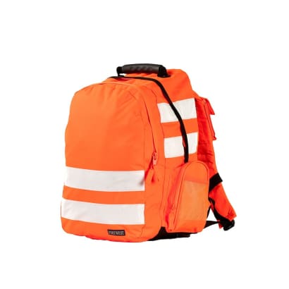 Portwest hi-vis rucksack for cyclists and commuters