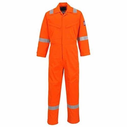 Portwest inherent flame retardant anti static fras modaflame hi vis coverall - mx28