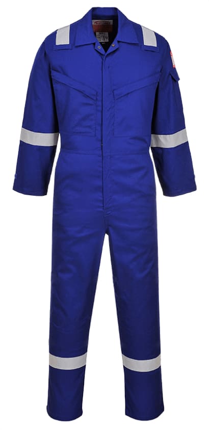 Portwest inherent lightweight araflame silver coverall - af73