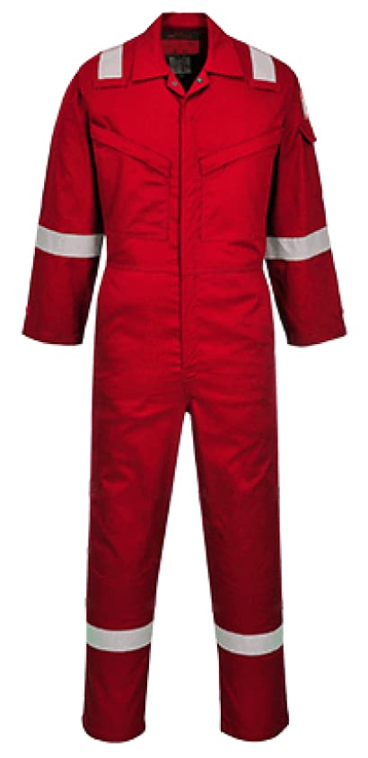 Portwest inherent lightweight araflame silver coverall - af73