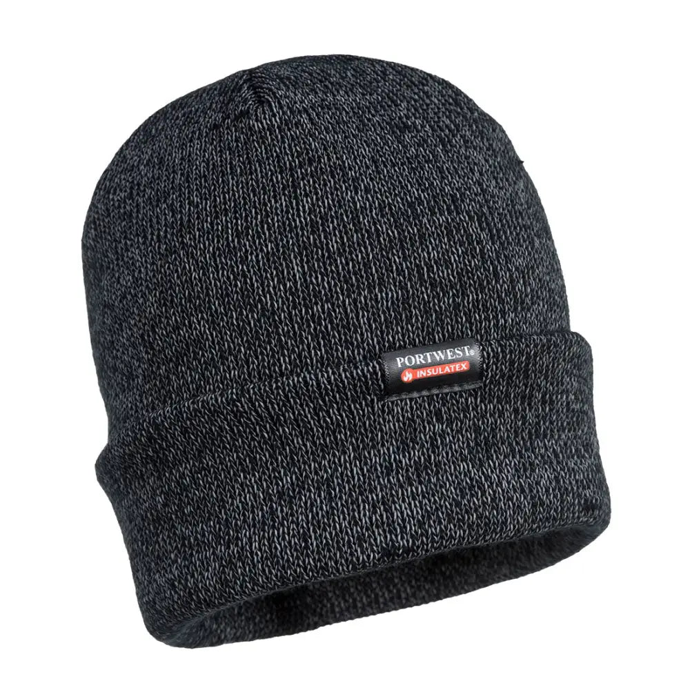 Portwest insulated knit reflective beanie in acrylic fabric