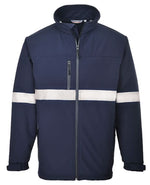 Portwest iona water repellant softshell jacket enhanced visibilty - tk54 workwear jackets & fleeces active-workwear