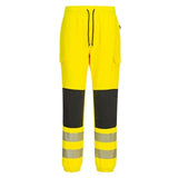 Portwest kx3 hi vis flexi jogger stretch slim fit jogging bottoms -kx346