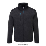 Portwest kx3 performance work knitted fleece jacket -t830