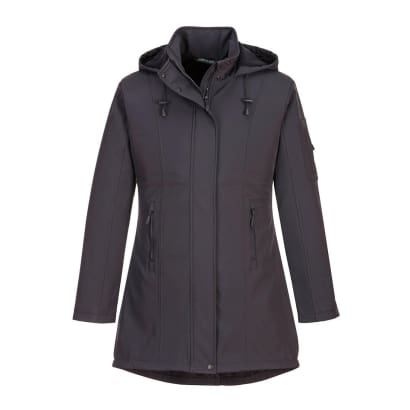 Portwest ladies extra long 3 layer softshell jacket -tk42