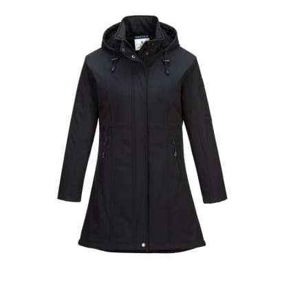 Portwest ladies extra long 3 layer softshell jacket -tk42