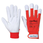 Portwest leather 110 grain palm mechanical glove - a250