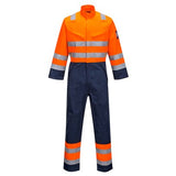 Portwest modaflame high vis flame retardent ris 3279 coverall - mv29 boilersuits & onepieces active-workwear