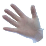 Portwest powdered vinyl disposable gloves high grade poly-vinyl