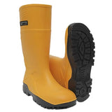 Portwest pu yellow safety wellington steel toe and midsole s5 - fd95 wellingtons active-workwear