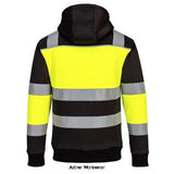 Yellow Portwest PW3 Fleece Lined Zipped Hoodie Hi Vis Class 1 Winter Hoodie-PW377 Active-Workwear The PW3 Class 1 Zipped Winter Hoodie is characterised by its distinctive design, combining Portwest HiVisTex Pro reflective tape with contemporary contrast panels. Offering exceptional comfort and warmth, 2 ample side zipped pockets, the fit is roomy and the fabric is soft to touch.