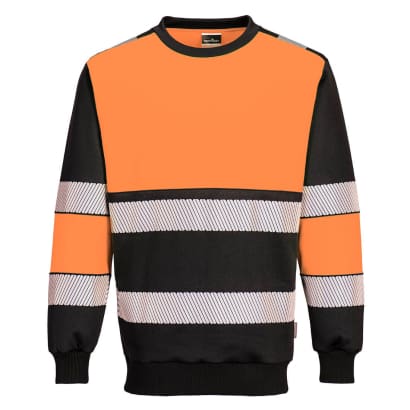 Portwest pw3 hi-vis class 1 sweatshirt-pw376