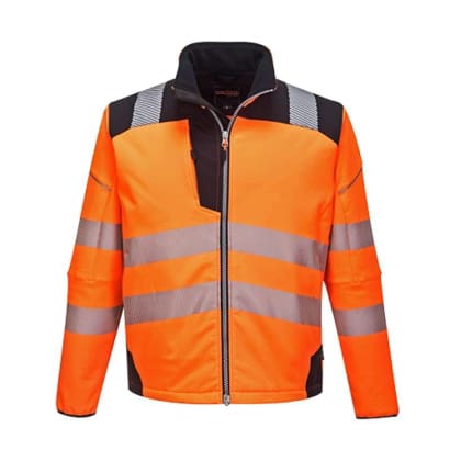 Portwest pw3 vision segmented hi vis softshell jacket ris 3279- t402