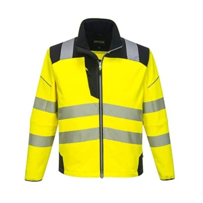 Portwest pw3 vision segmented hi vis softshell jacket ris 3279- t402